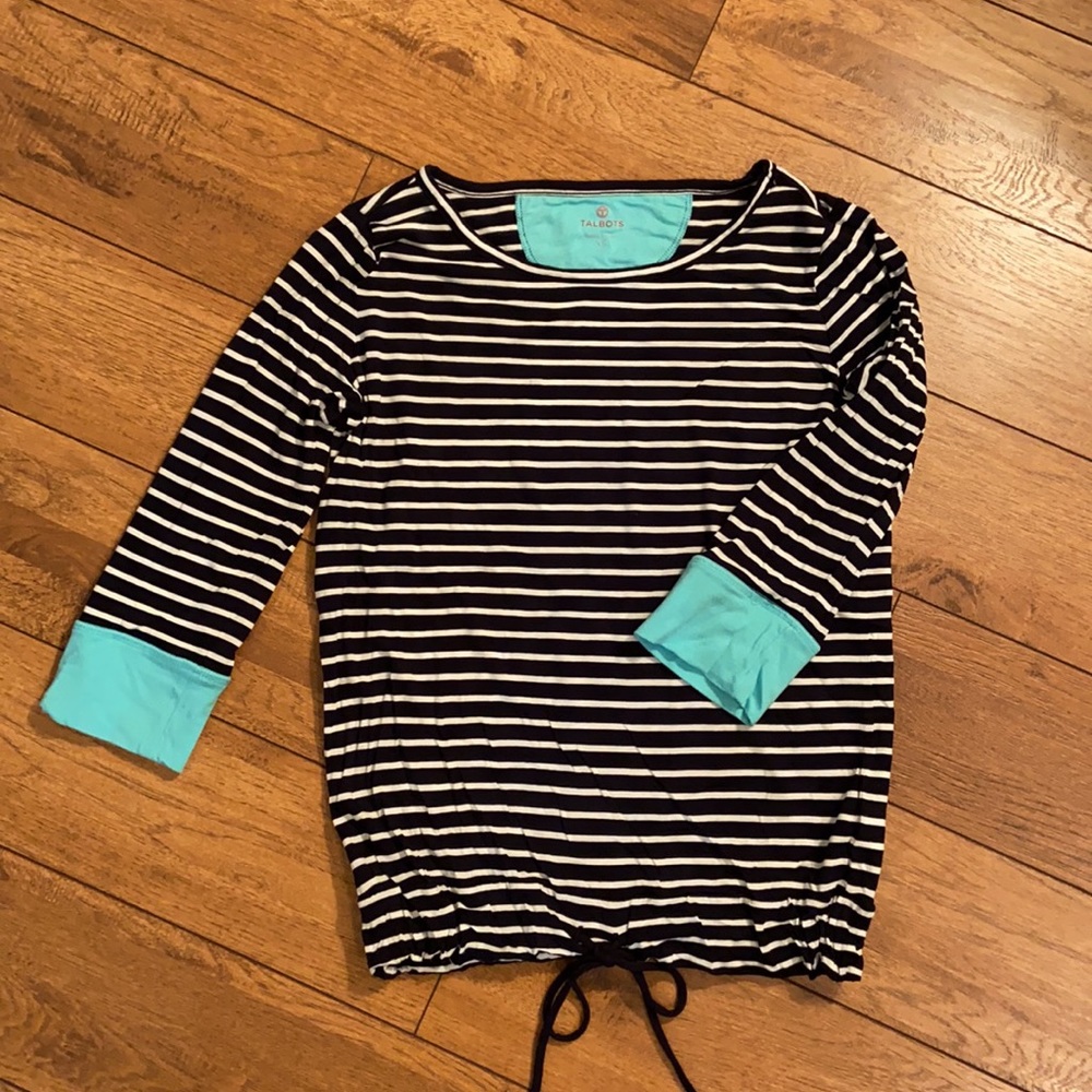 Talbots Striped Top Activewear